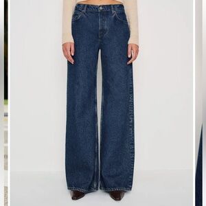 Reformation Cary Low Rise Slouchy Wide Leg Jeans